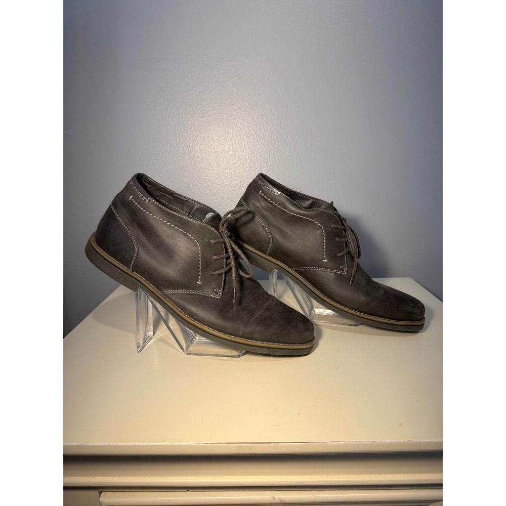 Sonoma Goods for Life Mens Braydon Chukka Boots Smoke Gray Size 12
